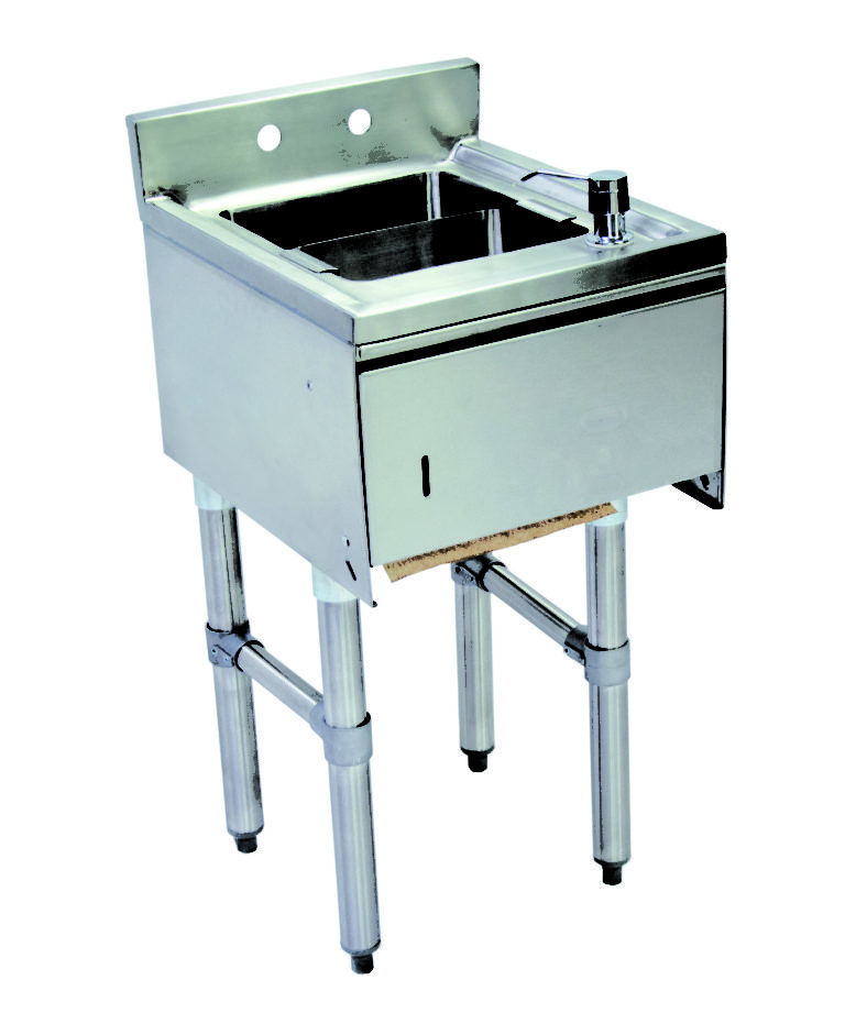 BK-Resources BKUBS-1012HST221SPGS Underbar Dump Stations- 21" Depth
