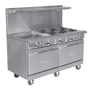 Royal Range of California RR-10 Range, 60", 10 Open Burners