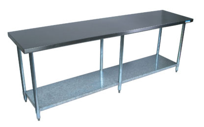 BK-resources WST-9630 Flat Top Tables-SS Legs
